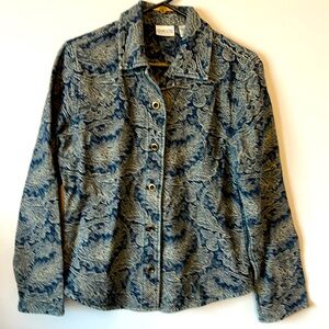 Chico’s Paisley Jean Jacket